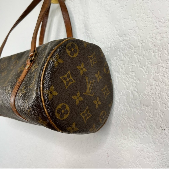 Louis Vuitton Papillon 26 Leather Logomania Bag - Picture 6 of 12